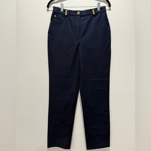 St. John Sport by Marie Gray Dark Blue Pants - Picture 1 of 7